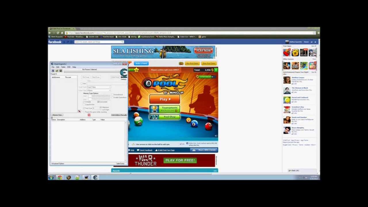 miniclip 8 ball pool multiplayer cheat engine download